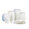 Сервиз за хранене от порцелан 58 части - Eva Blue
